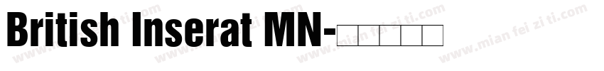 British Inserat MN字体转换